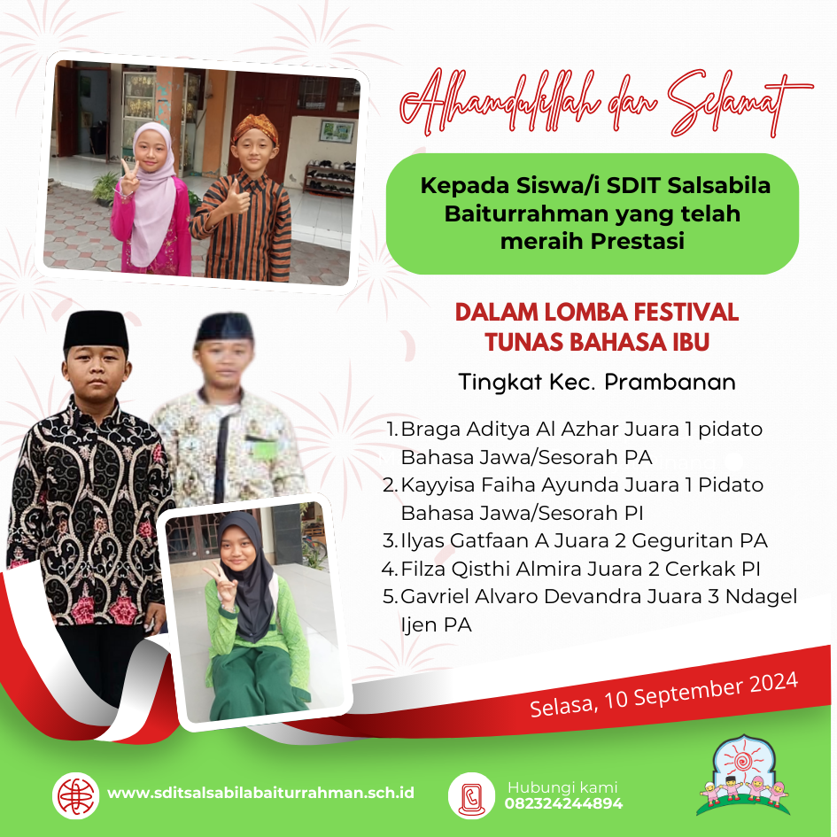 Juara Festival Tunas Bahasa Ibu 2024